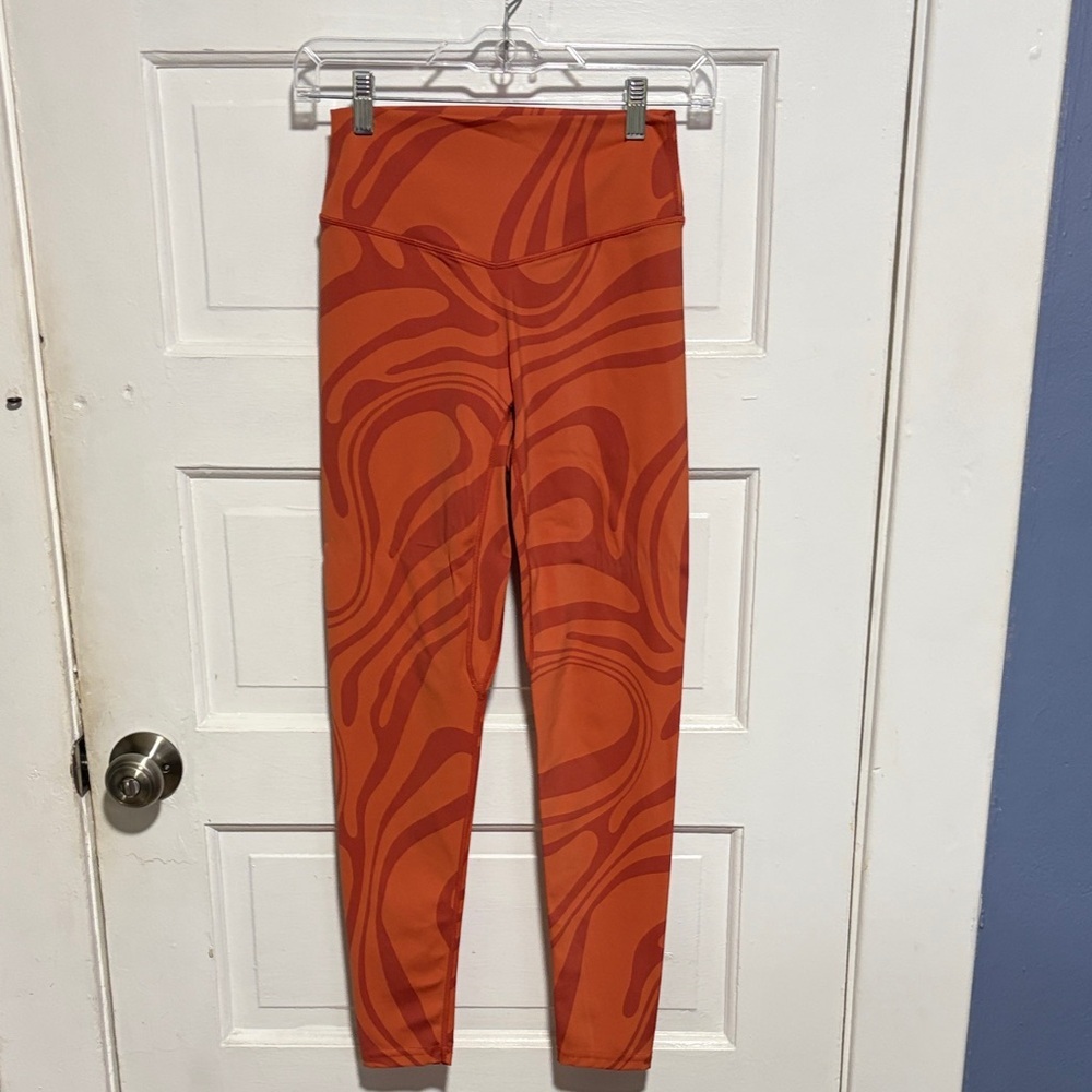 Balance Athletica Orange Swirl Leggings